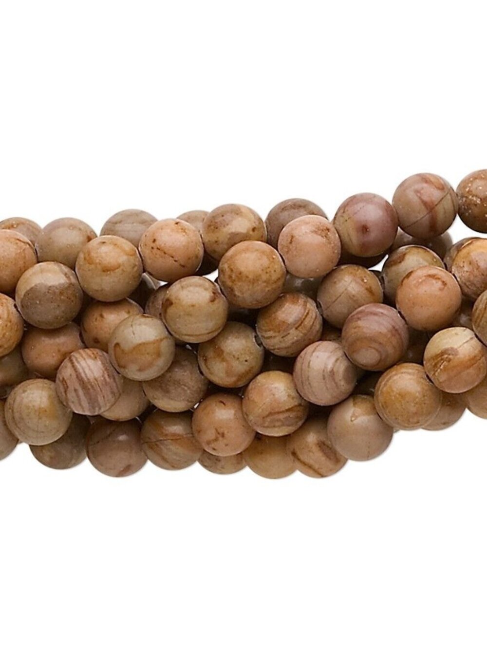 Landscape Stone Gemstone Beads Round 4mm Bulk Lot 100 pcs
